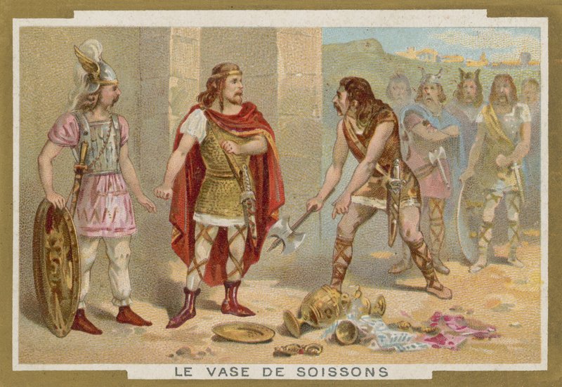 Soissons-maljakko (chromolitho) tekijältä French School