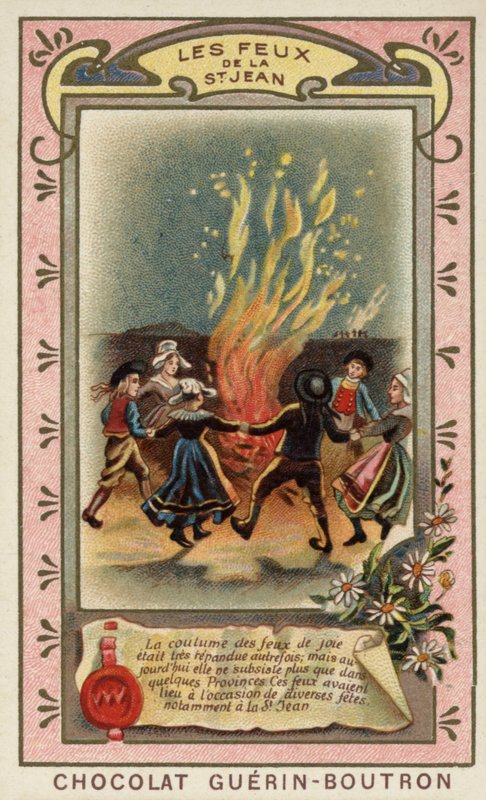 Pyhän Johanneksen tulet (chromolitho) tekijältä French School