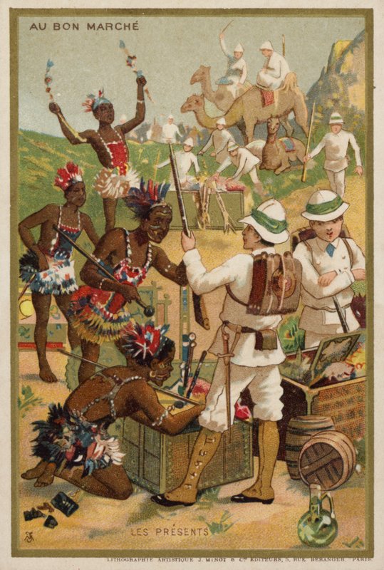 Lahjat (chromolitho) tekijältä French School