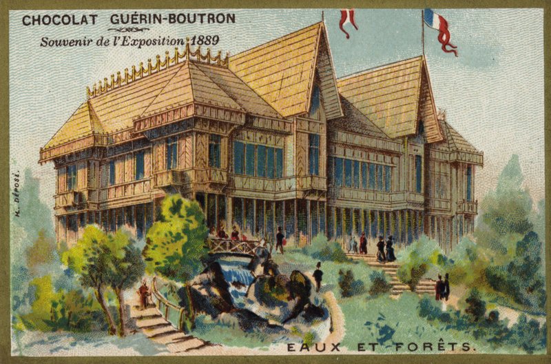 Vedet ja metsät (chromolitho) tekijältä French School