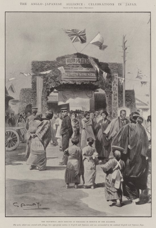Anglo-Japanese Alliance, Juhlat Japanissa tekijältä G.S. Amato