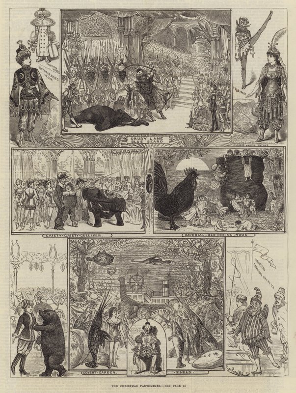 Joulun pantomiimeja tekijältä George Cruikshank
