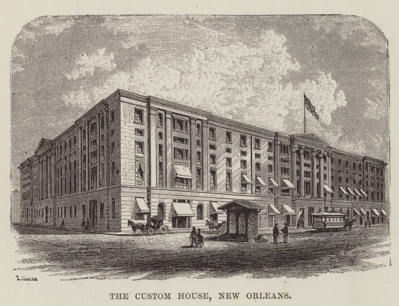 Custom House, New Orleans tekijältä George Augustus Sala