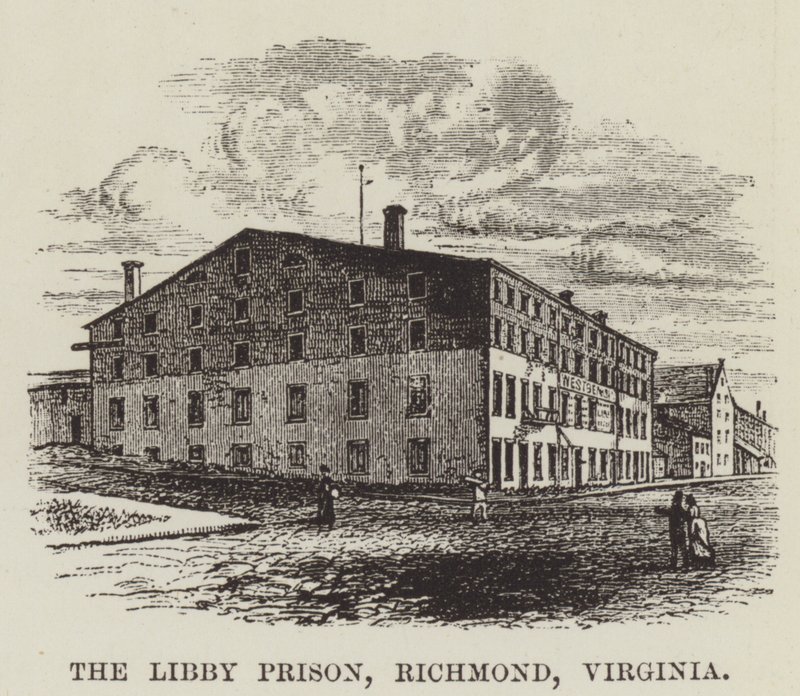Libbyn vankila, Richmond, Virginia tekijältä George Augustus Sala