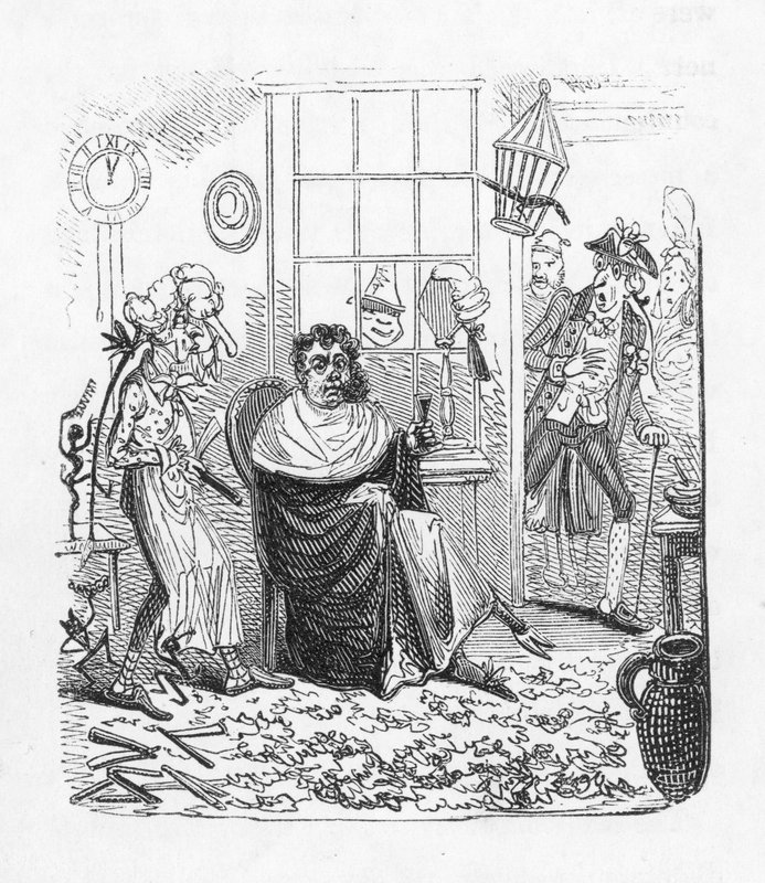Parturilla (kaiverrus) tekijältä George Cruikshank