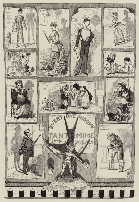 Jokainen oma pantomiimi tekijältä George Cruikshank