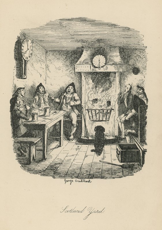 Scotland Yard, kirjoittanut George Cruikshank tekijältä George Cruikshank