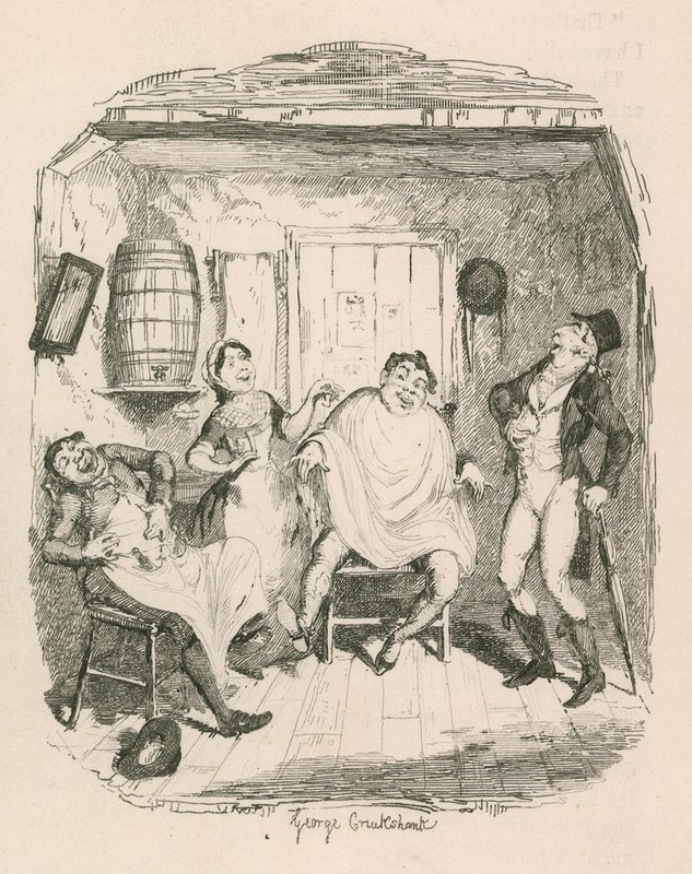 Parturi tekijältä George Cruikshank