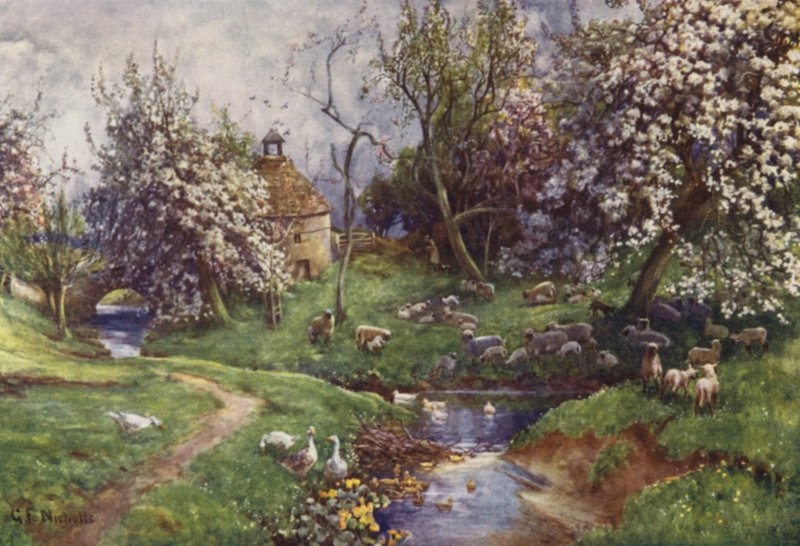 Cotswoldin hedelmätarha tekijältä George Franck Nicholls