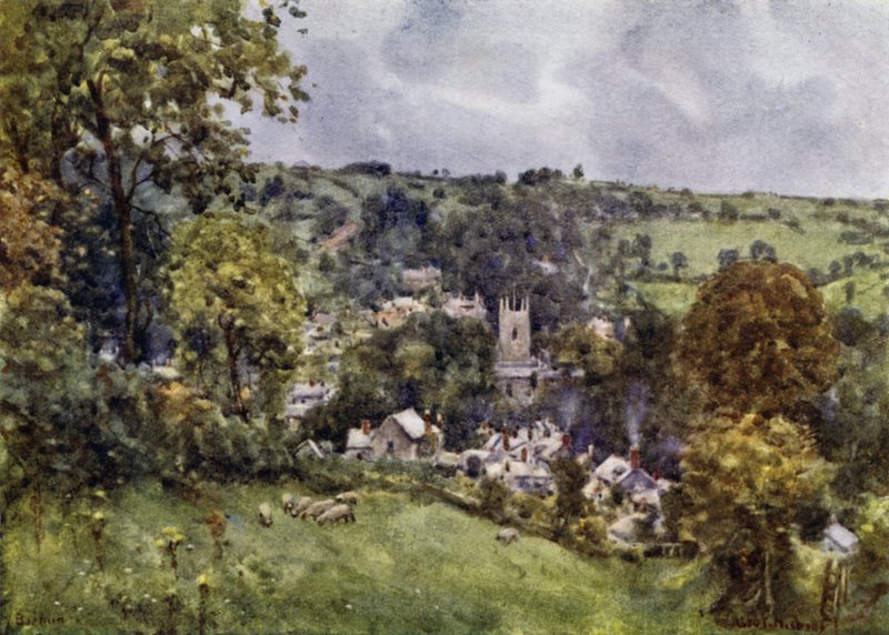 Bodmin (väri litho) tekijältä George Franck Nicholls