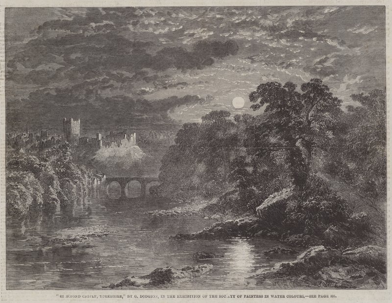 Richmondin linna, Yorkshire tekijältä George Haydock Dodgson