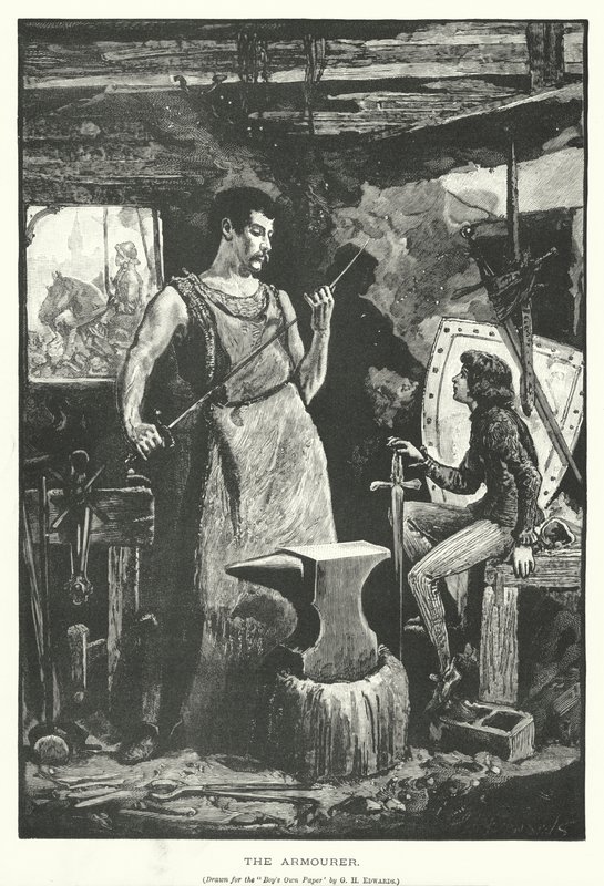 Panssari (kaiverrus) tekijältä George Henry Edwards