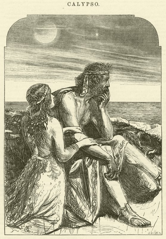 Calypso (kaiverrus) tekijältä George John Pinwell