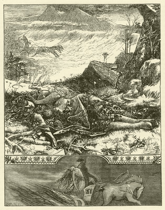 Proserpina (kaiverrus) tekijältä George John Pinwell