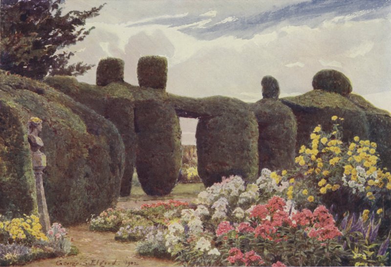 Yew Hedge, Campsey Ashe tekijältä George Samuel Elgood