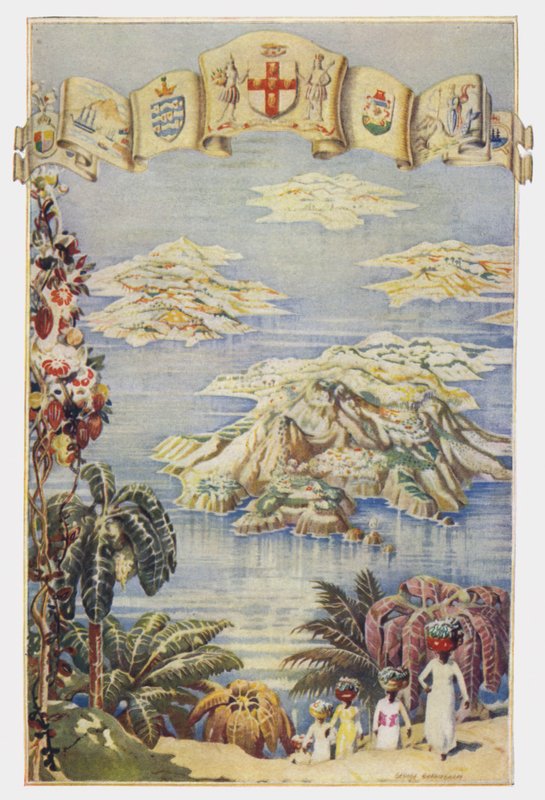Länsi-Intia (väri litho) tekijältä George Sheringham