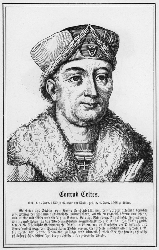 Conrad Celtes (kaiverrus) tekijältä German School