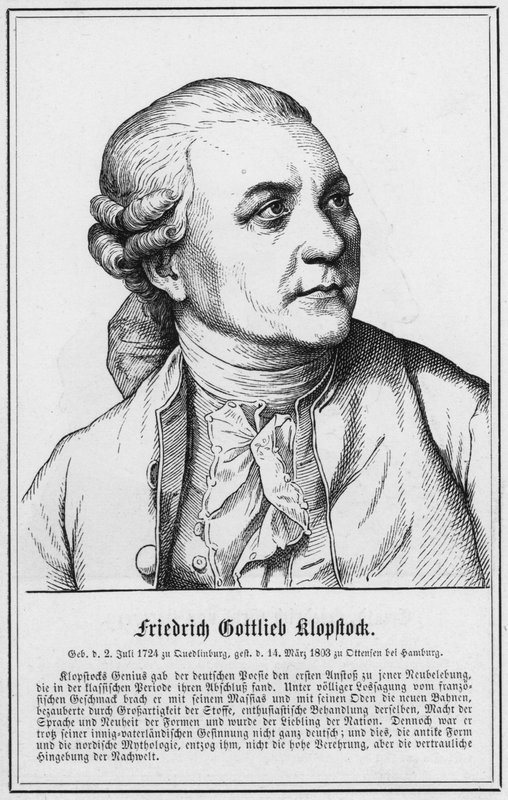 Friedrich Gottlieb Klopstock (kaiverrus) tekijältä German School
