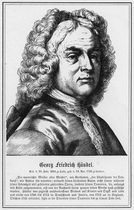 Georg Friedrich Handel (kaiverrus) tekijältä German School