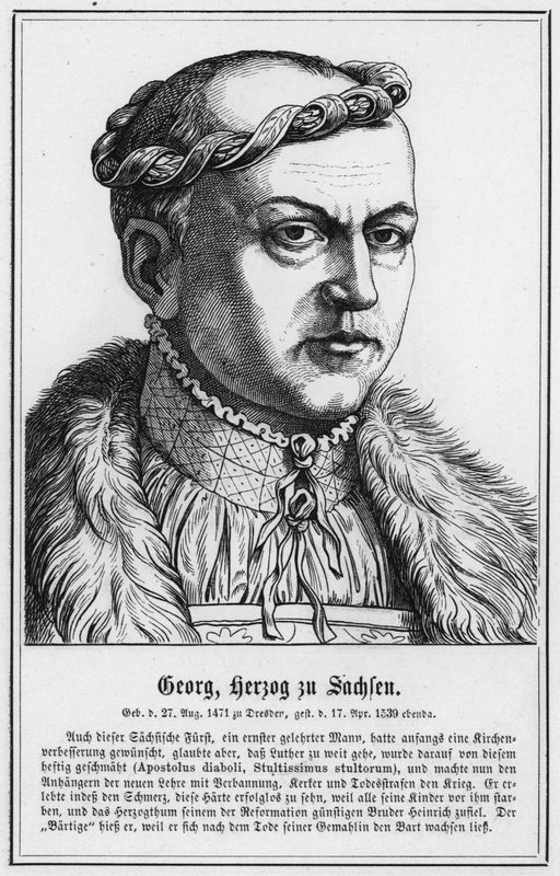 George, Saksin herttua (kaiverrus) tekijältä German School