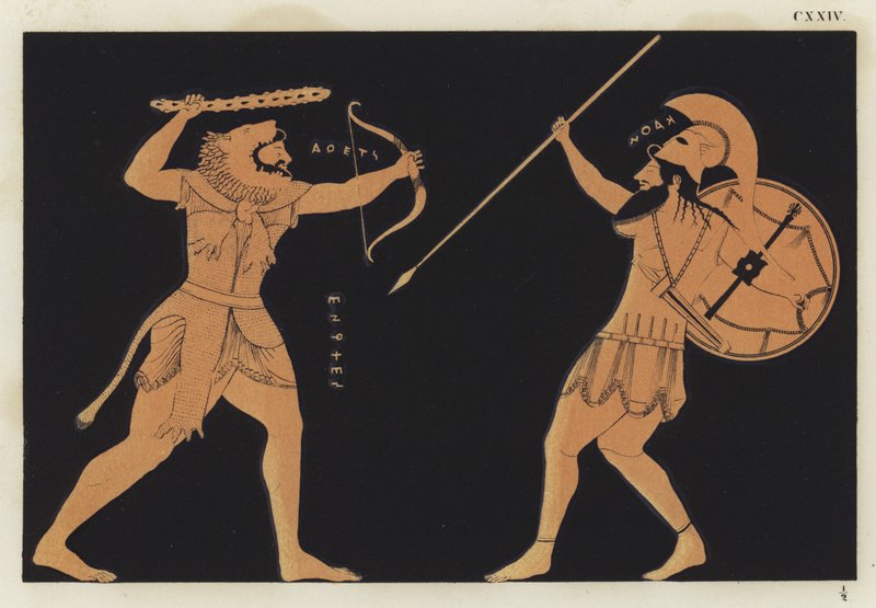 Hercules taistelee Aresta tekijältä German School