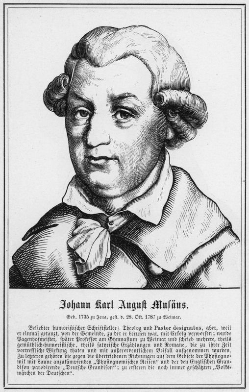 Johann Karl August Musaus (kaiverrus) tekijältä German School