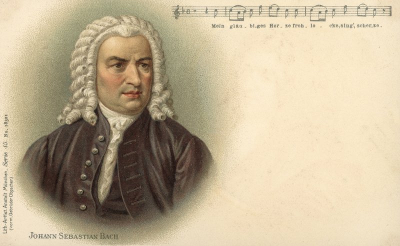 Johann Sebastian Bach (värinen lito) tekijältä German School
