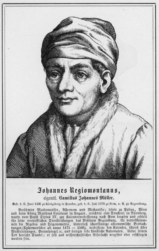 Johannes Regiomontanus (kaiverrus) tekijältä German School