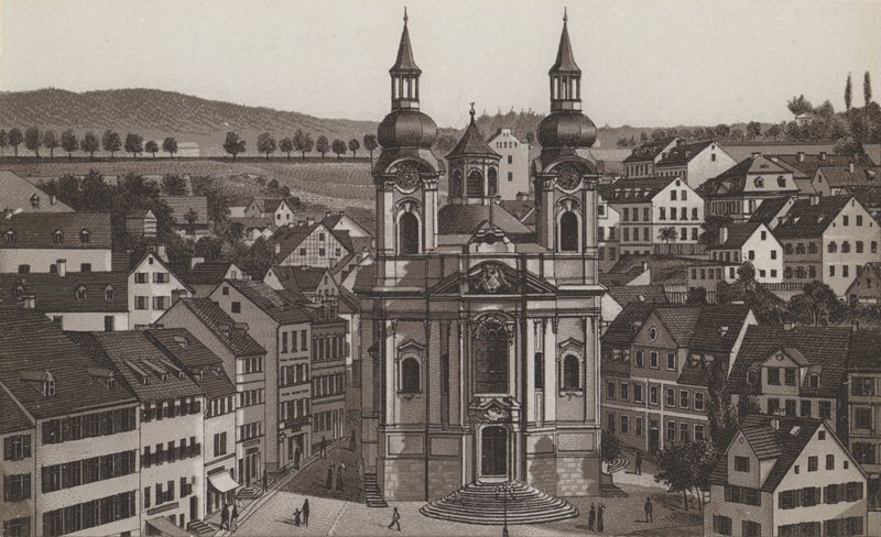 Katolinen kirkko (litho) tekijältä German School