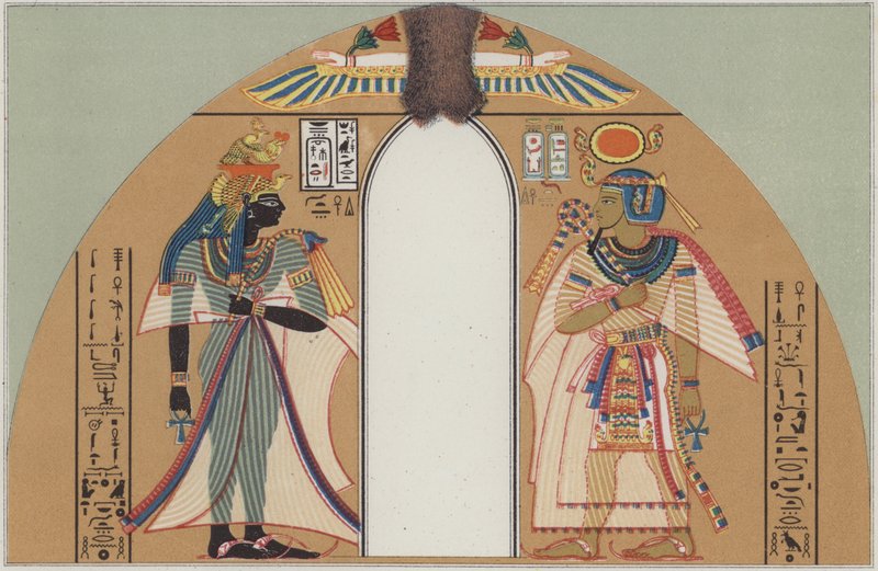 Kuningas Amenhotep I ja hänen vaimonsa tekijältä German School