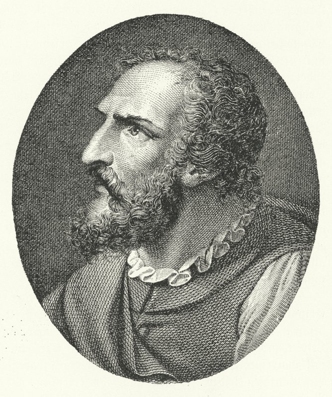 Ludovico Ariosto, italialainen runoilija (kaiverrus) tekijältä German School