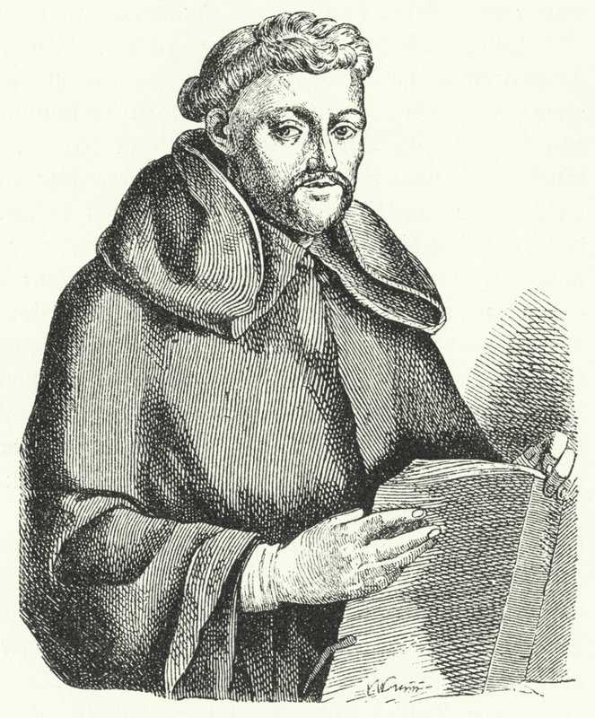 Luis de Leon, espanjalainen lyyrinen runoilija (kaiverrus) tekijältä German School