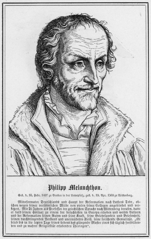 Philipp Melanchthon (kaiverrus) tekijältä German School