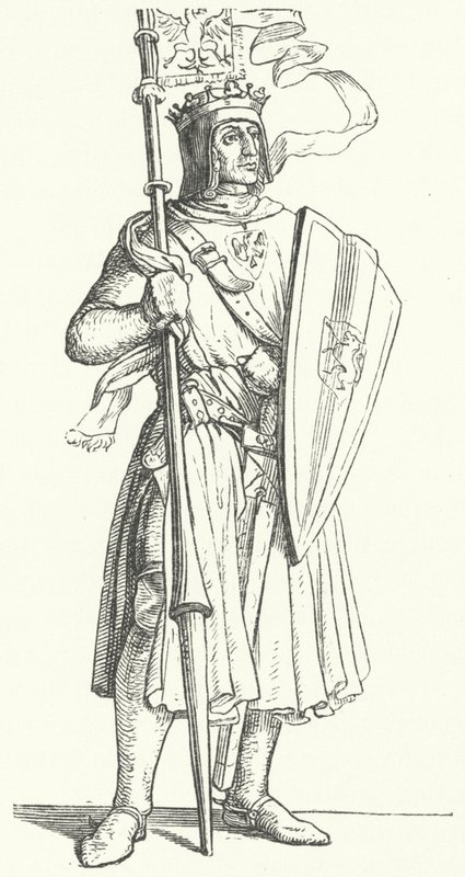 Rudolf of Habsburg, Saksan kuningas (kaiverrus) tekijältä German School