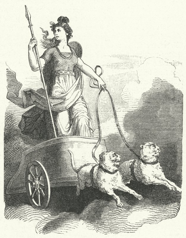 Norjalainen jumalatar Freyja (kaiverrus) tekijältä German School