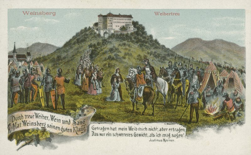 Weinsberg, Saksa (väri litho) tekijältä German School