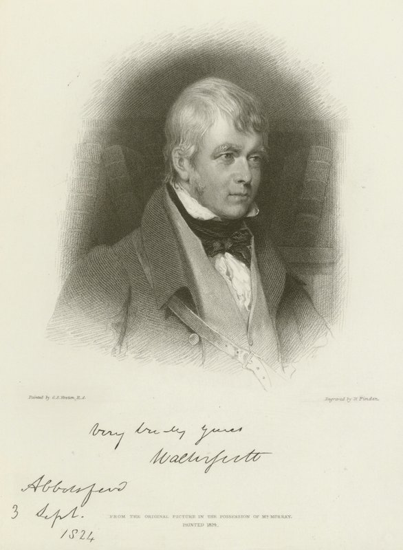 Sir Walter Scott tekijältä Gilbert Stuart Newton