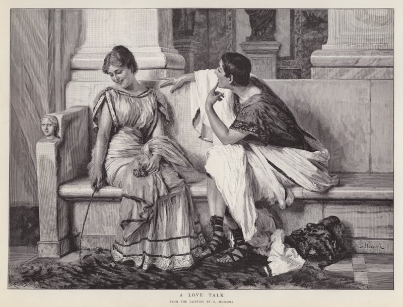 A Love Talk (litho) tekijältä Giovanni Muzzioli