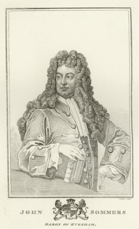 John Sommers, Eveshamin paroni tekijältä Godfrey Kneller