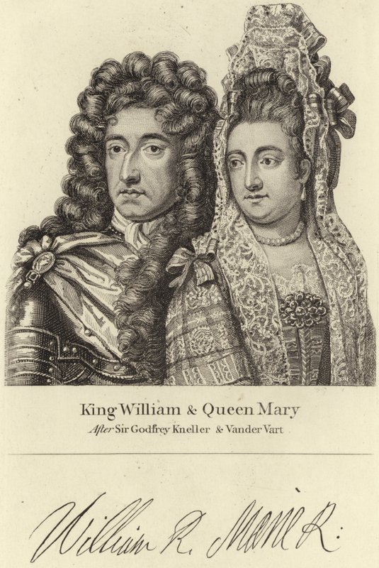 Kuningas William ja kuningatar Maria tekijältä Godfrey Kneller