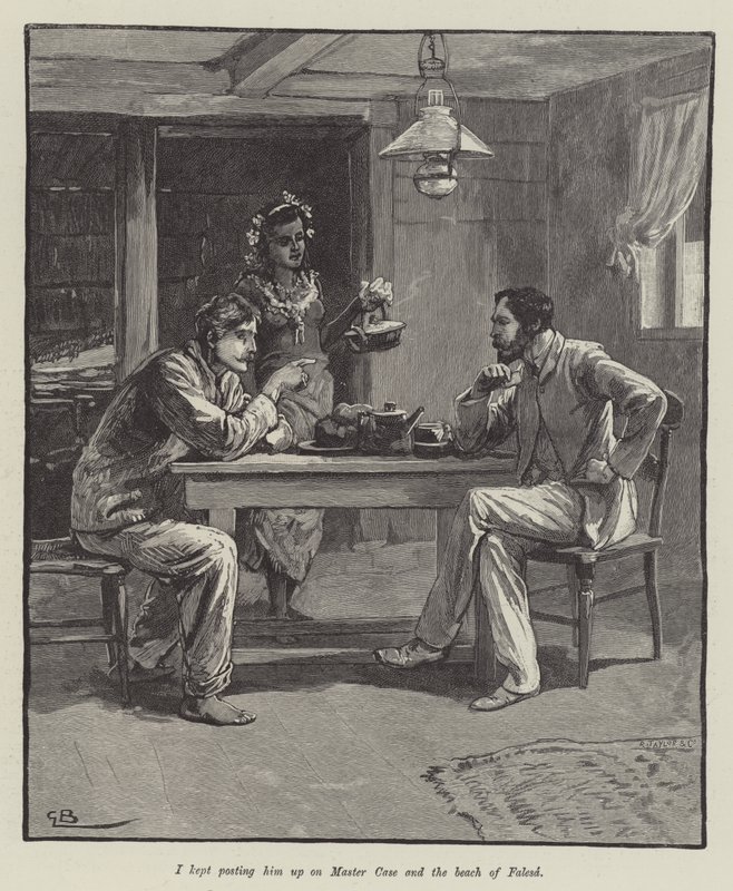 Uma eli Falesan ranta, kirjoittanut Robert Louis Stevenson tekijältä Gordon Frederick Browne
