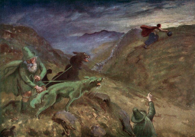 Kuvitus Padlan tarinaan tekijältä Gordon Frederick after Browne