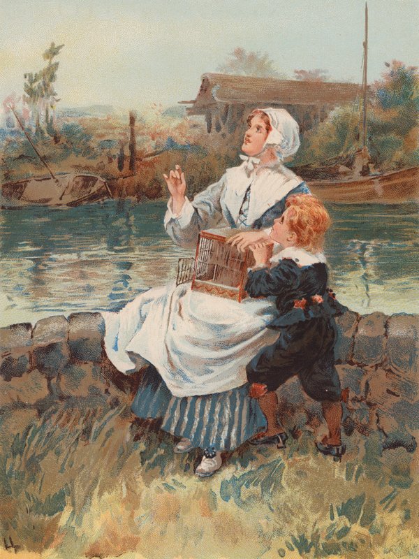 "Liberty" (värilitraus) tekijältä Gordon Frederick (after) Browne