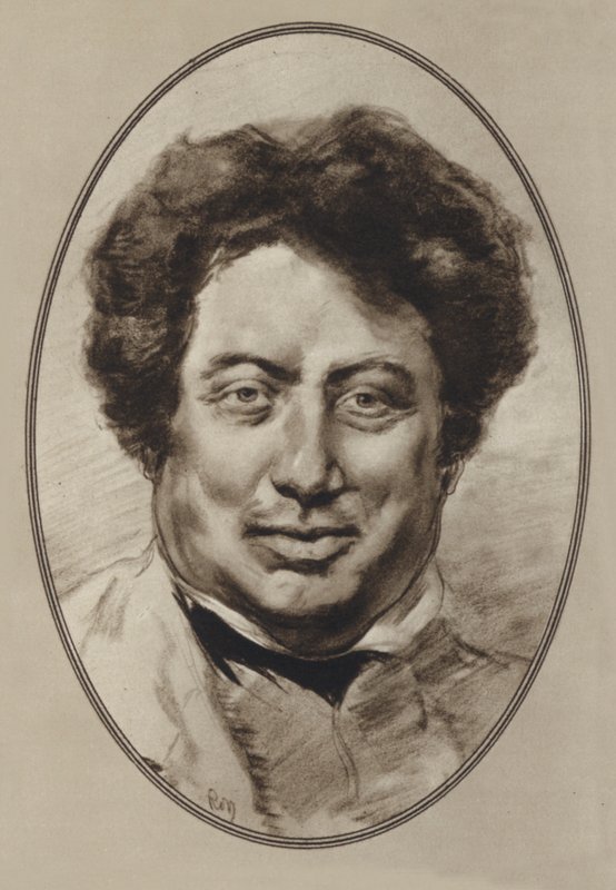 Alexandre Dumas, Pere (litho) tekijältä Gordon Ross