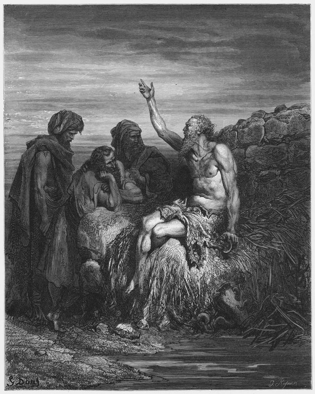 Gustave Dore Raamattu: Job ja hänen ystävänsä tekijältä Gustave Dore