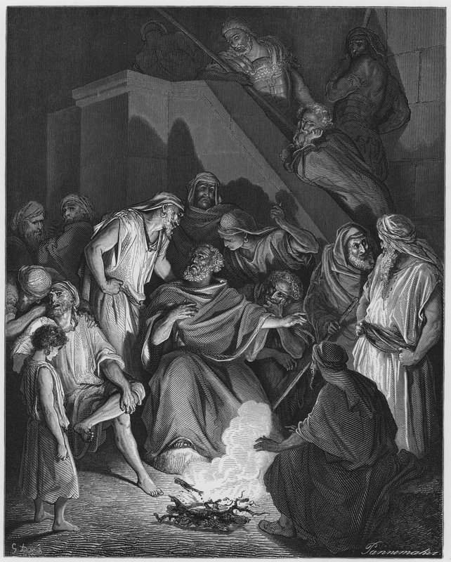 Gustave Dore Raamattu: Pietari kieltää Kristuksen tekijältä Gustave Dore