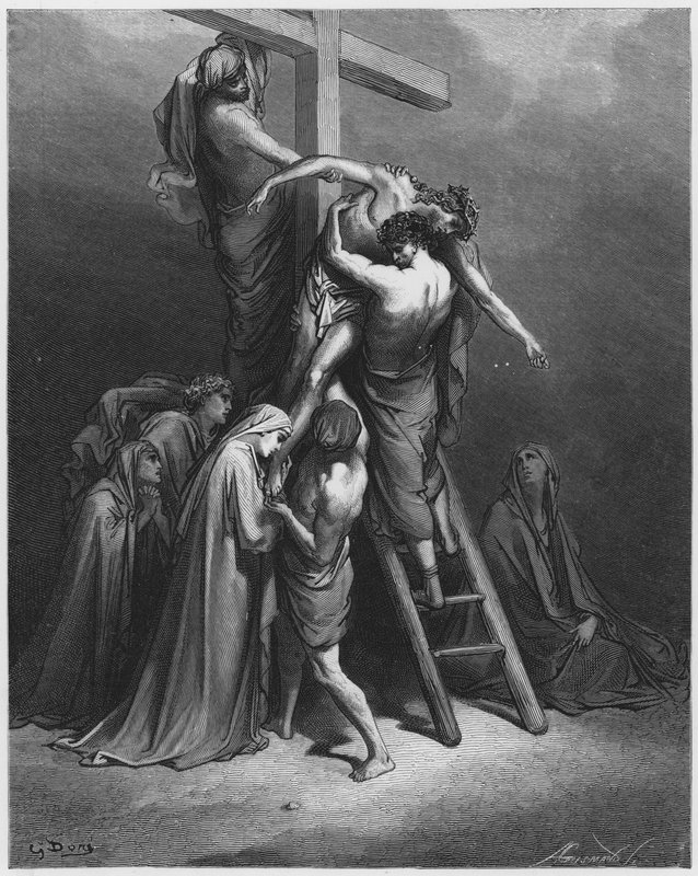 Gustave Dore Raamattu: Laskeutuminen ristiltä tekijältä Gustave Dore