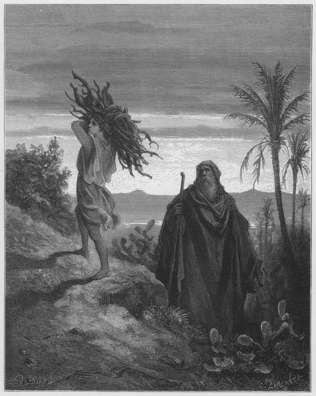 Gustave Dore Raamattu: Abrahamin uskon koettelemus tekijältä Gustave Dore