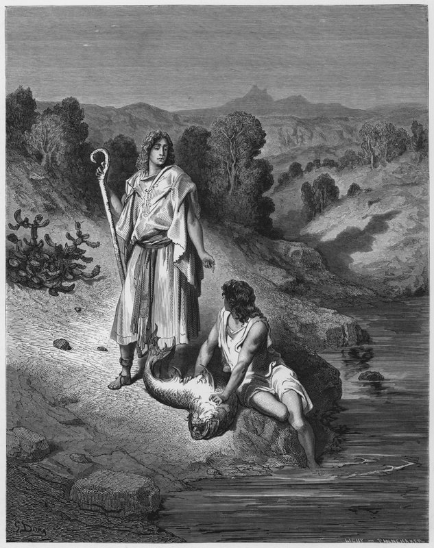 Gustave Dore Raamattu: Tobias ja enkeli tekijältä Gustave Dore