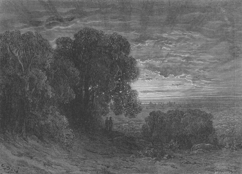 Lontoon ympäristö tekijältä Gustave after Dore